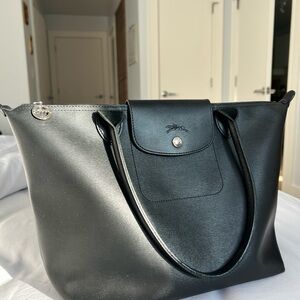 Authentic Longchamp Tote Bag in elegant black